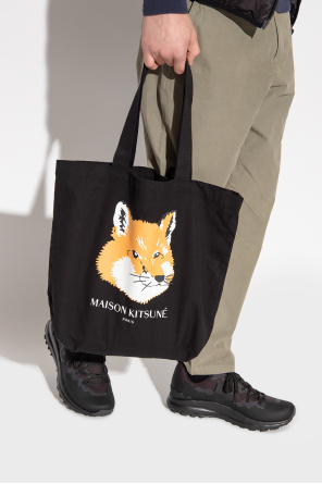 Maison Kitsuné Shopper kandy bag with logo