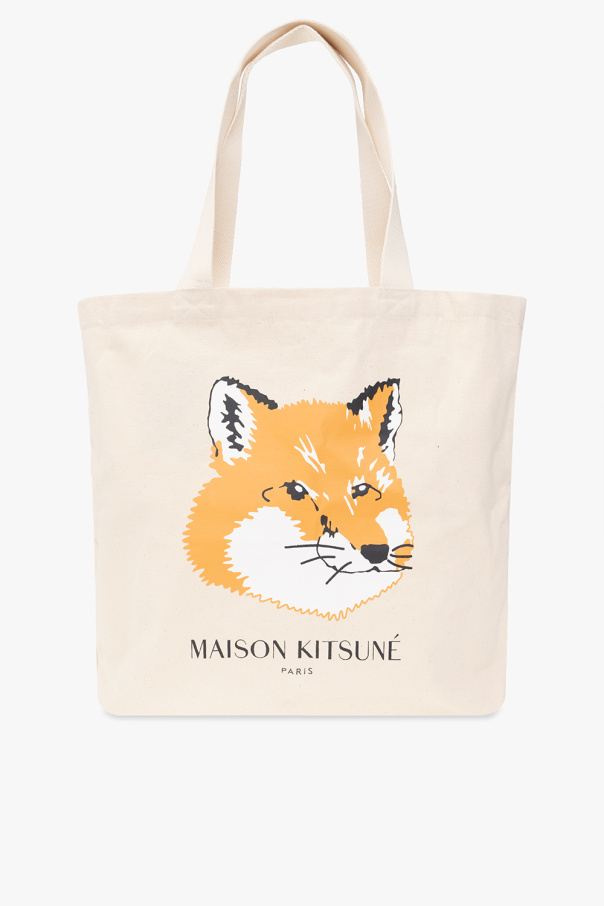 Maison Kitsuné Shopper suitcases bag with logo