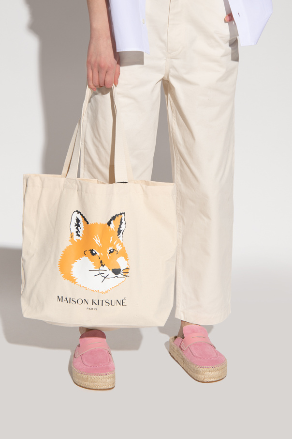Maison Kitsuné Shopper Cooler bag with logo