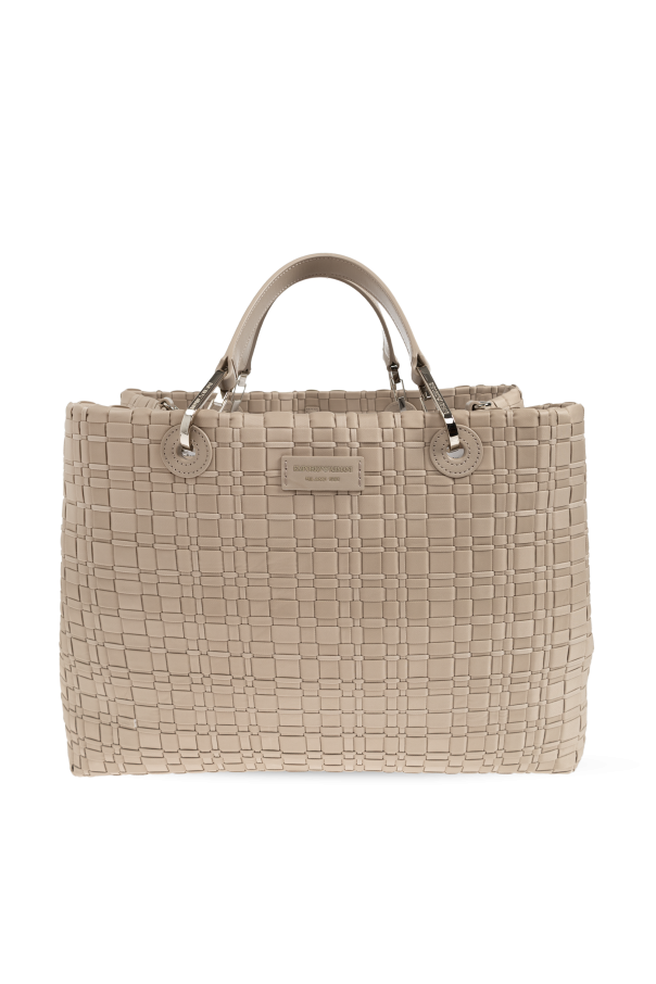 Bag with logo patch od Emporio Armani