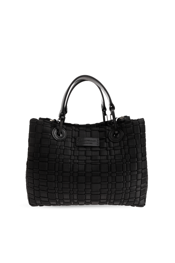 Bag with logo patch od Emporio Armani