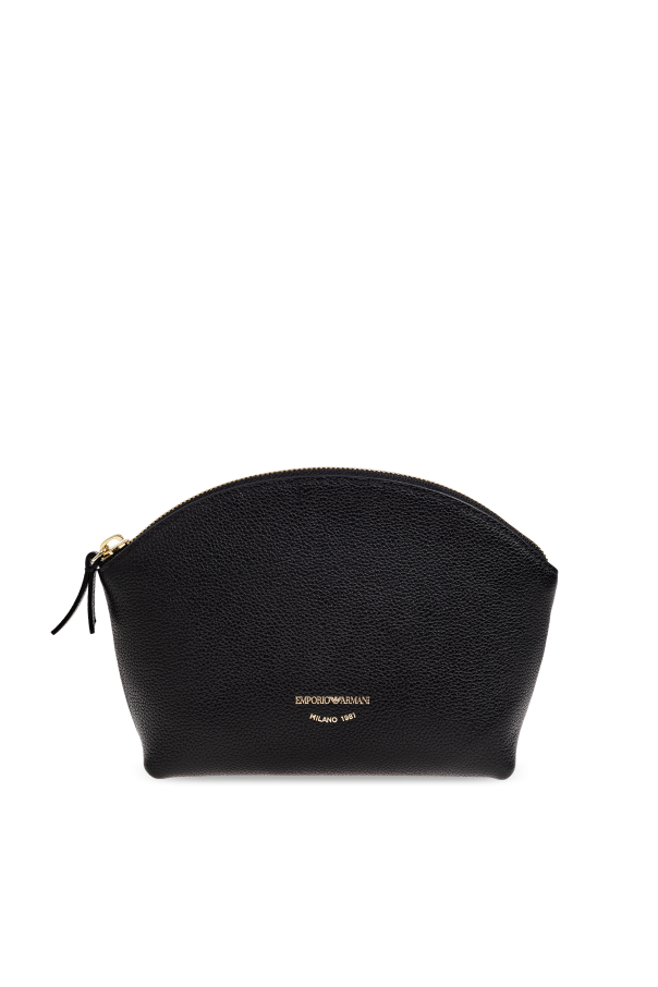 Leather toiletry bag od Emporio Armani