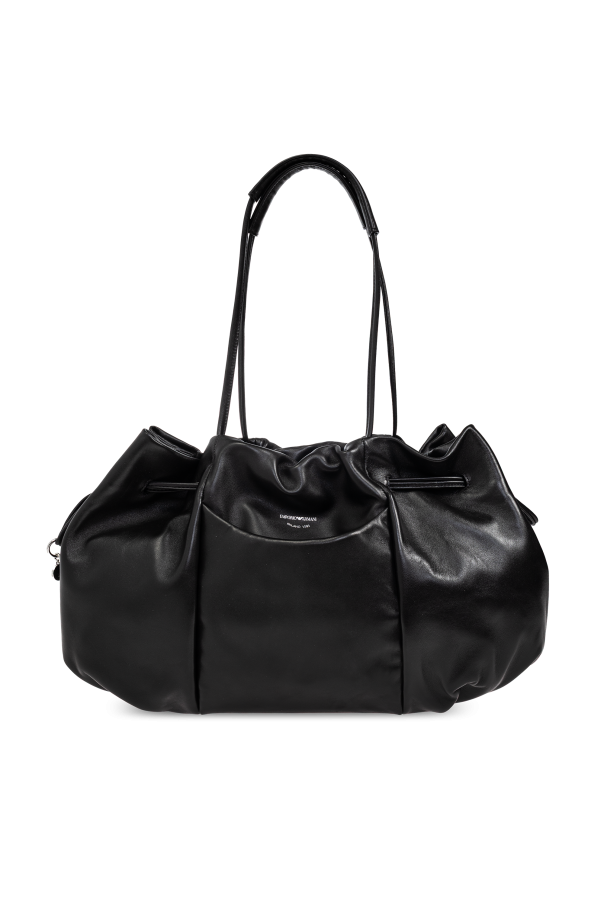 Leather shoulder bag od Emporio Armani