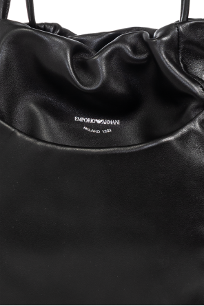 Emporio Armani Bolso de hombro de cuero