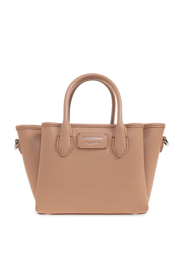 Handbag with printed logo od Emporio Armani