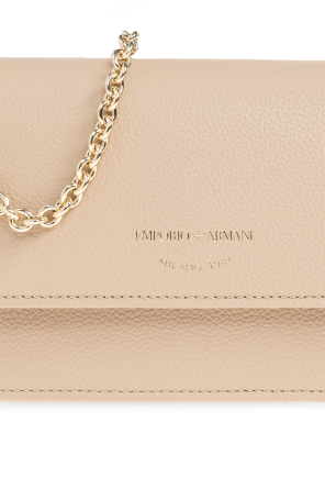 Emporio Armani Leder-Clutch