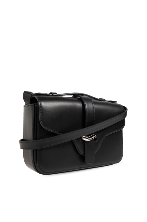 Emporio Armani Leather shoulder bag with logo