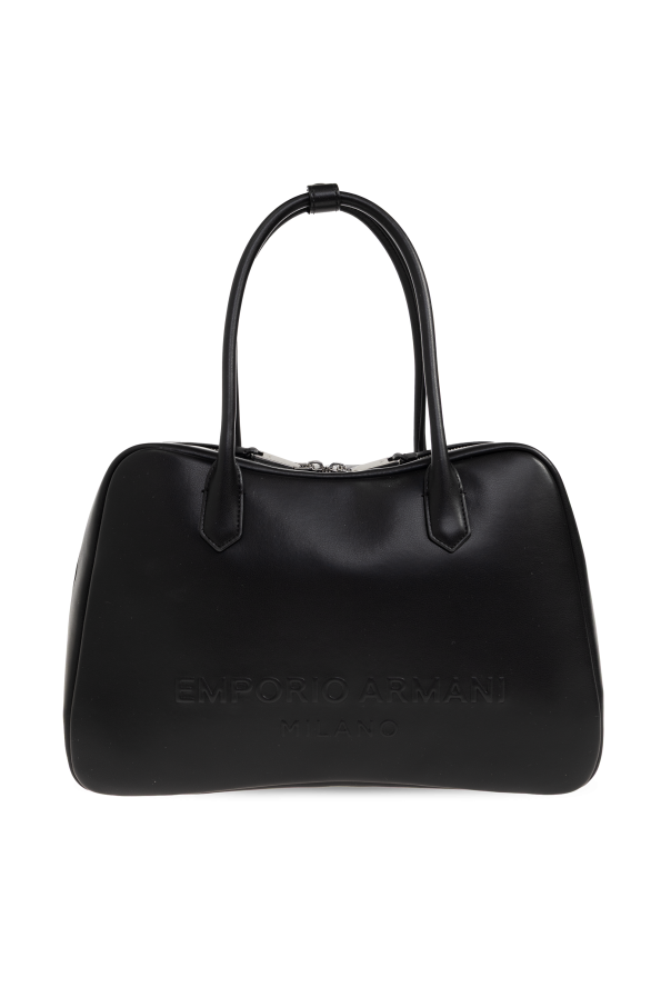 Emporio Armani Skórzana torba do ręki