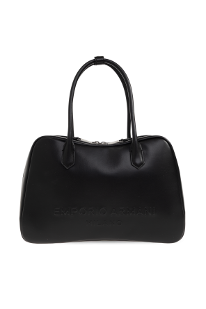 Skórzana torba do ręki od Emporio Armani