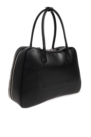 Emporio Armani Skórzana torba do ręki