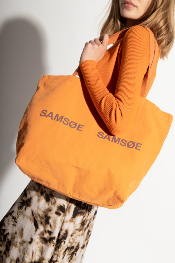 Samsøe Samsøe Shopper bag with logo