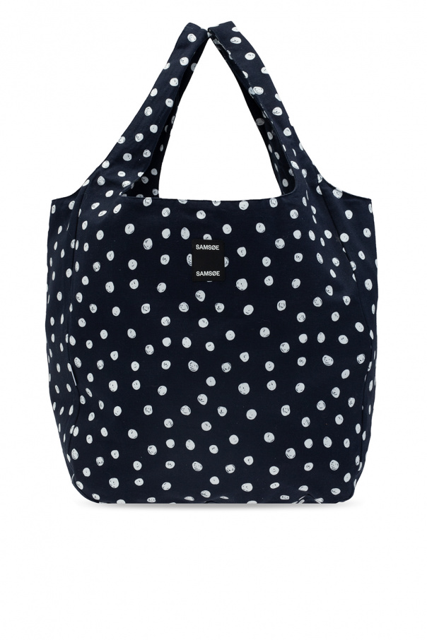 Samsøe Samsøe Shopper bag with polka dots