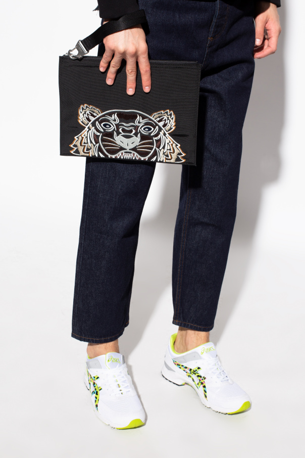 Kenzo Logo-embroidered clutch