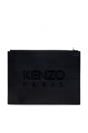 Kenzo Logo-embroidered clutch