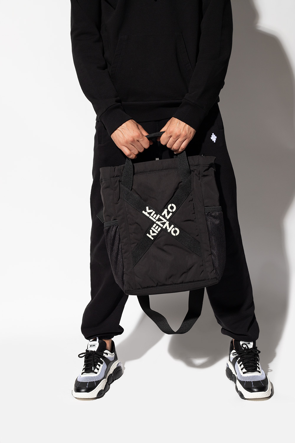 Kenzo textured clutch bag