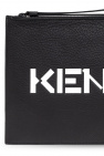 Kenzo C Lou Zebra Print Logo Tote