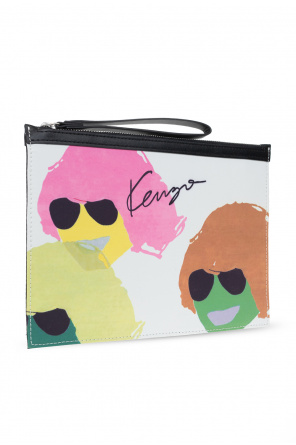 Kenzo Pouch with ‘KENZO Tribute’ print