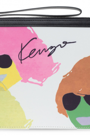 Kenzo Pouch with ‘KENZO Tribute’ print