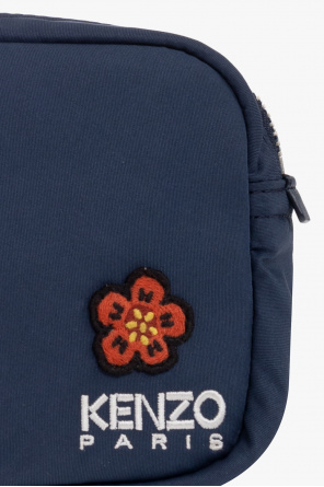 Kenzo HERMES Toile Ash Leather Garden Party PM Tote Bag Hand Bag