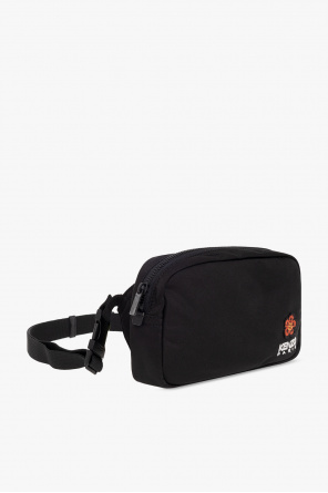 Kenzo Logo Quilted Flap Shoulder Bag