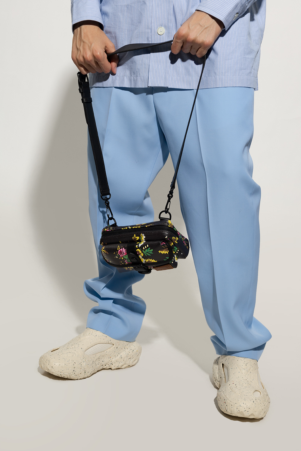 Kenzo Shoulder bag with floral motif | Men's Bags | Vitkac
