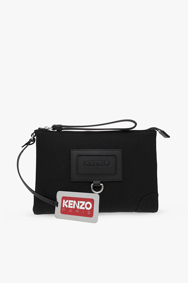 Kenzo Striped PU Backpack