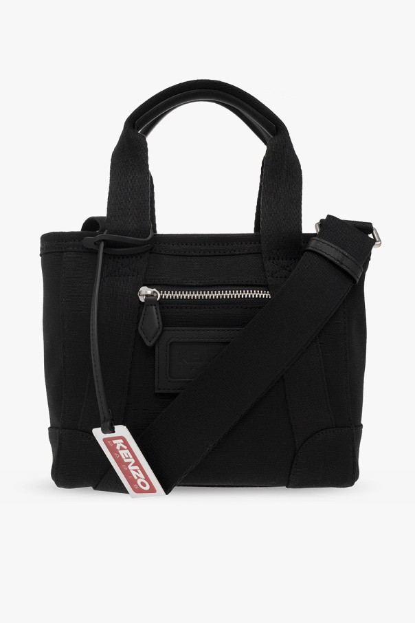 Kenzo GIA STUDIOS half-moon faux-leather crossbody bag Handbag Schwarz