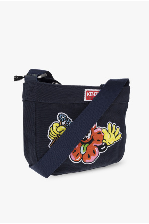 Kenzo PAUL SMITH Artist-stripe leather backpack