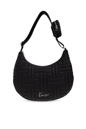 Quilted bag with logo