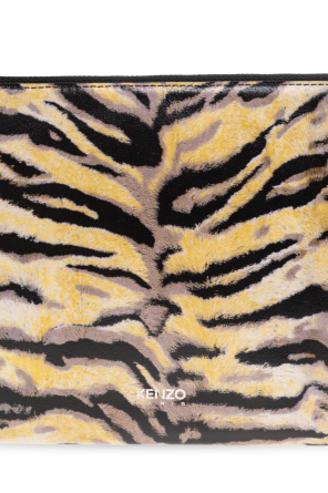 Kenzo Leather ‘Tiger’ pouch