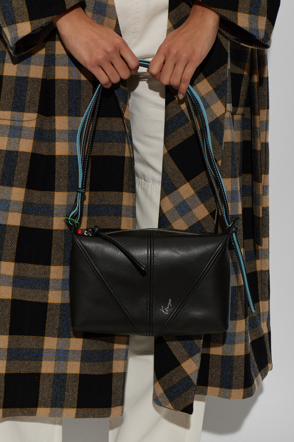 Kenzo Bolso de cuero con logo