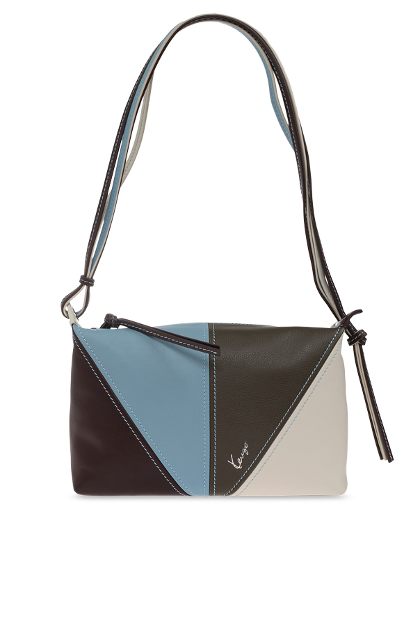 Leather bag with logo od Kenzo