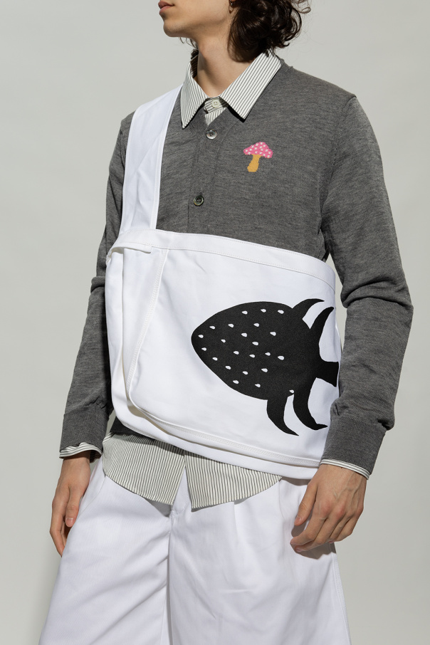 Comme des Garçons Shirt Printed shopper bag