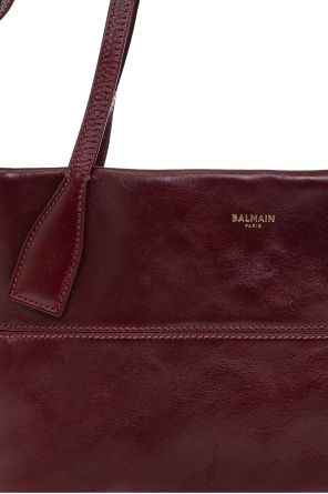 Balmain Leather shoulder bag