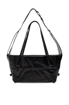 Balmain Bolso bandolera de cuero