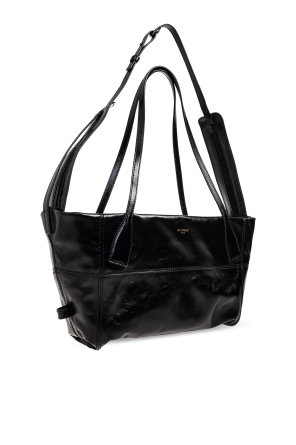 Balmain Bolso bandolera de cuero