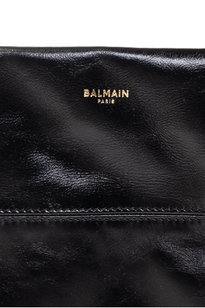 Balmain Bolso bandolera de cuero