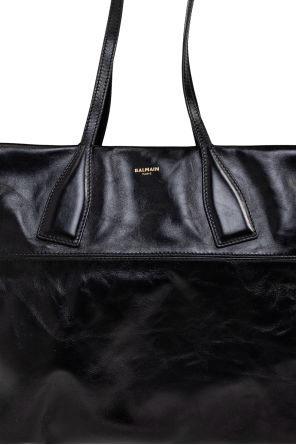 Balmain Leather shoulder bag