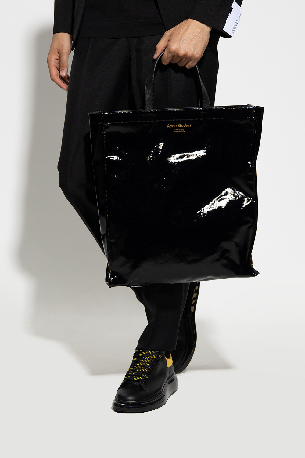 Acne Studios Shiny shopper bag