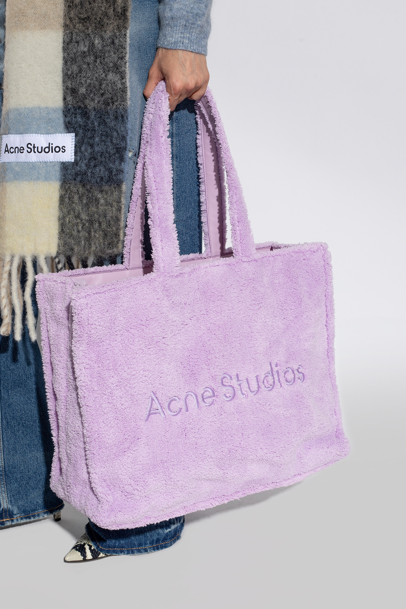 Acne Studios Shopper discord bag with logo