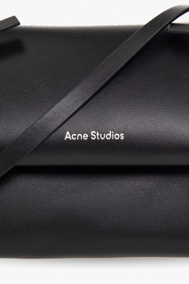 Acne Studios Curve leather shoulder bag