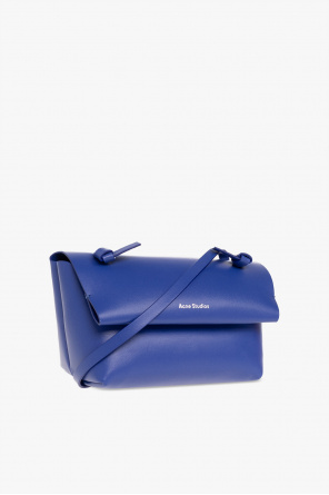 Acne Studios Valentino Garavani logo print shoulder bag Blue