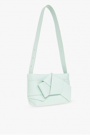 Acne Studios Leather shoulder embellished-handle bag