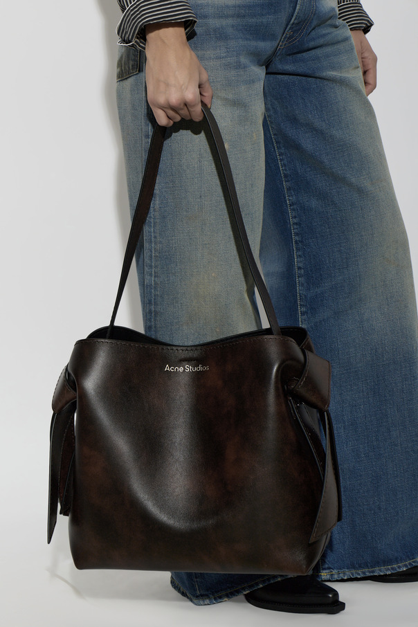 Acne Studios Leather tote bag ‘Musubi’