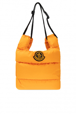 Moncler Logo Nylon Puffer Tote - Yellow Totes, Handbags - MOC107168