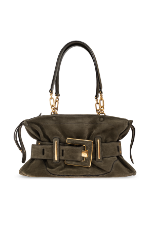 Bolso bandolera de ante