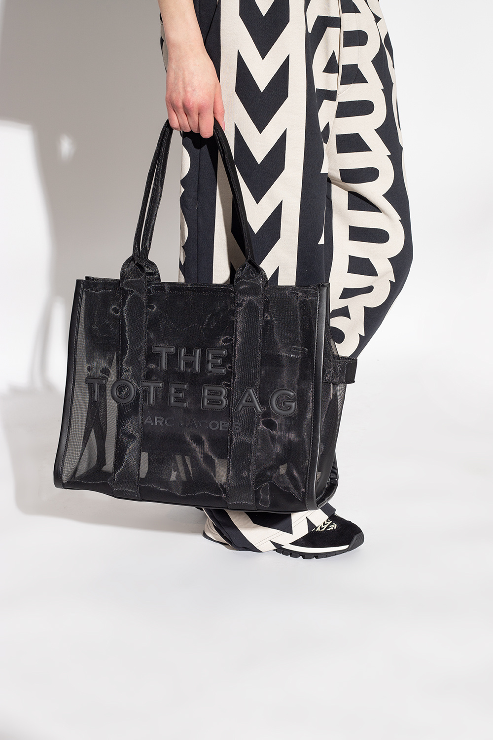 Marc Jacobs black The Marc Jacobs Mesh The Tote Bag