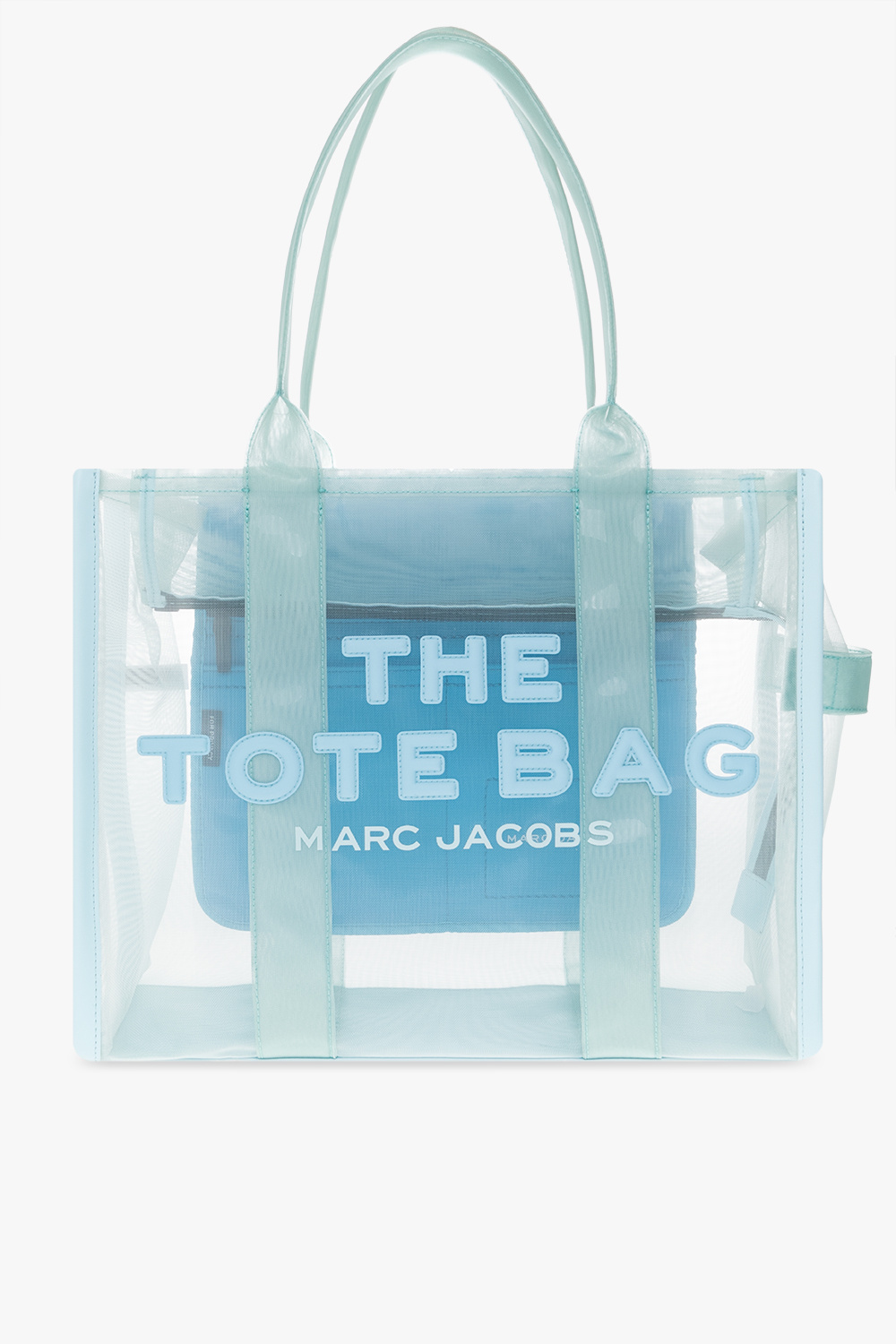 Marc Jacobs - The Tote Large Mesh - Pink textile and transparent