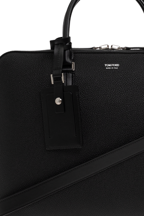 Tom Ford Leather bag with logo
