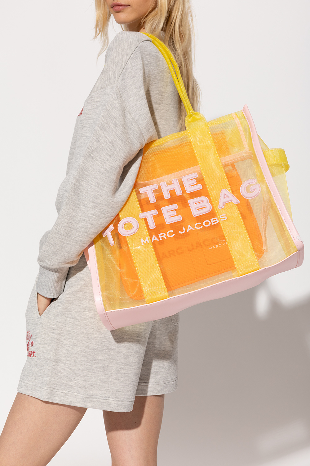 Yellow 'The Mesh Large' shopper bag Marc Jacobs - Vitkac GB